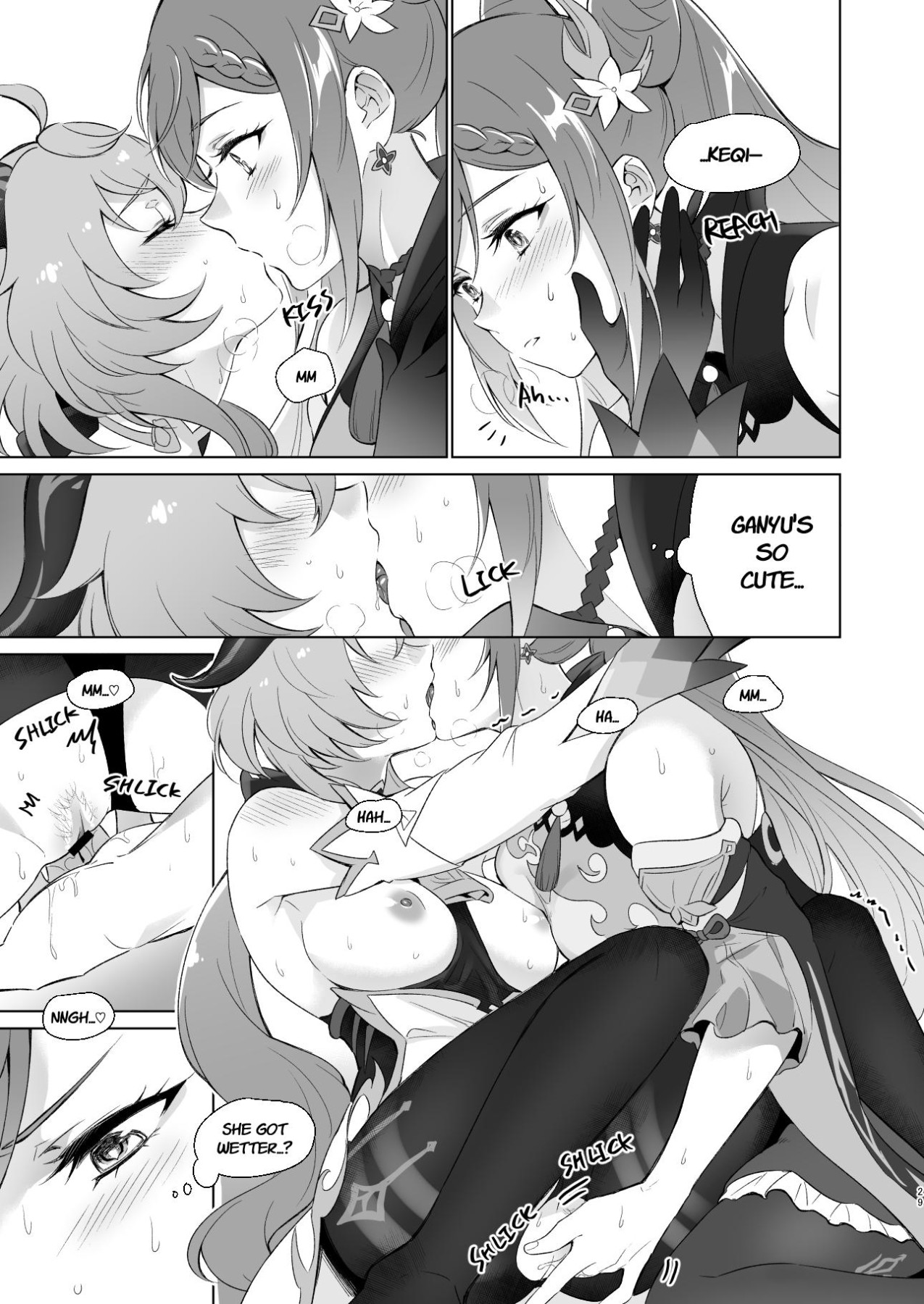 Hentai Manga Comic-Sleep With Me, Ganyu-Read-27